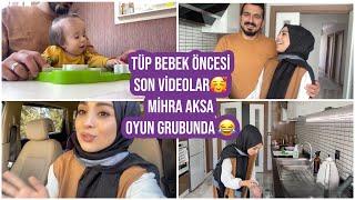 MİHRA AKSA İLK KEZ OYUN GRUBUNDUNDA  TÜP BEBEK ÖNCESİ SON VİDEOLAR GÜNLÜK VLOG