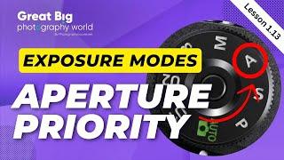 Exposure Modes - Aperture Priority  Lesson 1.13