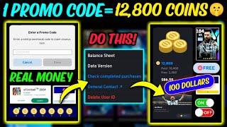 Simple & Secret Trick To Get Promo Codes & Free Coins In eFootball 2024 Mobile 