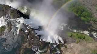 NYAMI NYAMI - SLACKLINING AT THE VICTORIA FALLS  ZIMBABWE