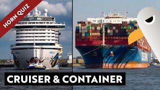 Kreuzfahrer und Containerschiffe ️ feat AIDAprima Sail Away  COSCO SCORPIO  ONE OLYMPUS