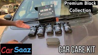 CarSaaz Car Care Kit  Detail Your Car Yourself  Premium Black Collection  Bwc detailing