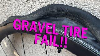 Gravel Tire EPIC FAIL Have you ever seen this?