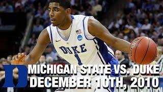 Dukes Kyrie Irving Pours In 31 Vs. Draymond Green & Michigan State  ACC Basketball Classic