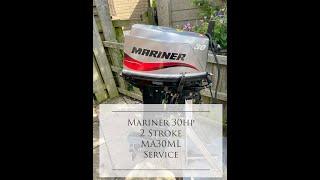 How To Service - Mercury Mariner  Tohatsu 30hp 2003 2 Stroke Outboard - MA30ML  M30A4 #mariner