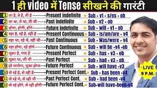 All Tenses in one Video  English Grammar  English Lovers Live