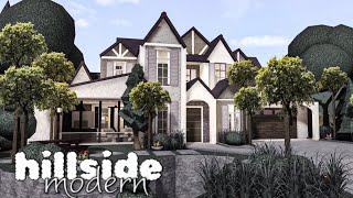 BLOXBURG Hillside Suburban Modern House House Build