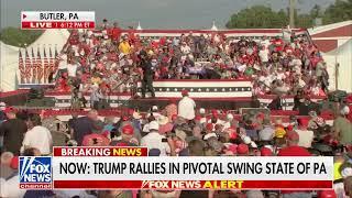 Former President Donald Trump SHOT at Rally  July 13 2024