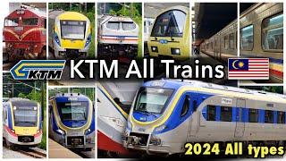 All passenger trains of KTMB Malaysia 2024 Special Movie 馬來西亞火車百科 Keretapi tanah Melayu