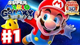 Super Mario Galaxy - Gameplay Walkthrough Part 1 - Intro Good Egg Galaxy Super Mario 3D All Stars