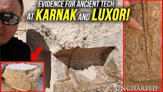 MASSIVE Tube Drills Overcuts and Melted Granite at Karnak and Luxor Temples