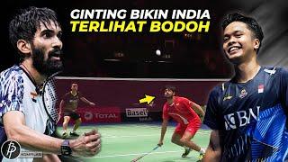 Hanya Ginting yg Bisa Bikin India Terlihat Bodoh. Skill Tipuan Anthony Ginting yg Paling Dinantikan