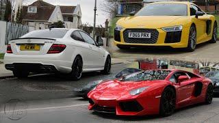 V8 vs V10 vs V12 - Sound Battle C63 R8 V10 Aventador