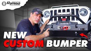 CUSTOM Rock Hard 4x4 Bumper  E3 Offroad Review