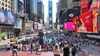 NYC Walk  Times Square to Central Park via 42nd Street & 5th Avenue in June 2024