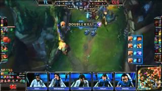 TL Reaction to 1v4 Quadra Kill - Recap  All Chat - CLG vs Team Liquid - League of Legends