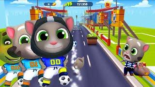 Who is Best Footballer Astronaut Tom vs. Football Tom vs. Zombie Ben  Talking Tom Gold Run