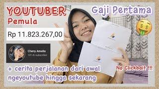 gaji pertama youtuber pemula REAL 2020 - pertama kali upload video tgl 24 Agust 2019