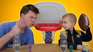 Challenging 5 YEAR OLD Trick Shot GENIUS Ft. Thats Amazing