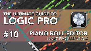 Logic Pro #10 - Piano Roll Editor MIDI Edit Tools