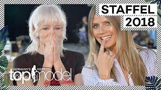 Die große Enthüllung nach dem Umstyling - Before and After  GNTM 2018  ProSieben