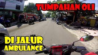 Enak enak Escort malah ketemu TUMPAHAN OLI  Ambulance BMA part #2