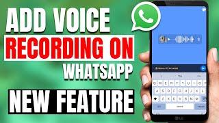 How To Post WhatsApp Voice Notes On Status? Share Voice Recording on Status