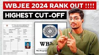 WBJEE 2024 ResultRank Card OUT‼️Highest Cut-Off #wbjee2024 #cutoff