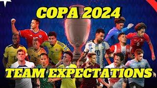 Copa America 2024 Teams Expectations Overview and Summary