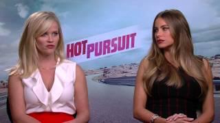 Hot Pursuit Reese Witherspoon & Sofia Vergara Funny Movie Interview  ScreenSlam