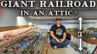The BIGGEST railroad in the SMALLEST SPACE?