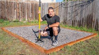 Gravel Foundation for Shed Build