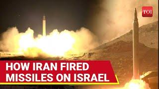 Iran Releases First Visuals Of Attack On Israel Watch Iran TVs Dramatic Announcement