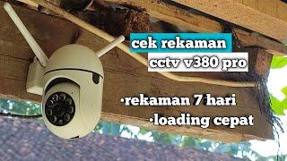 cara cek rekaman cctv v380 pro