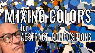 Choose a composition mix your colors and paint a painting. A step by step acrylic painting tutorial