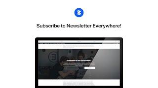 Subscribe to Newsletter Everywhere  Blocksy #shorts