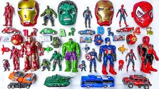 All Marvel Spider-Man Toy Collection Review Secret SUPERHEROs Avengers Assemble - Stop motion Film