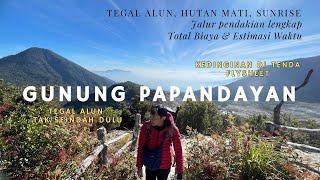 Pendakian Gunung PAPANDAYAN Garut Estimasi Biaya Waktu pendakian dari Serang Banten