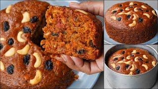 Eggless Christmas Special Fruit Cake  Plum Cake Recipe  Fruit Cake  Plum Cake Recipe  NOven