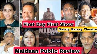 Maidaan Movie Public Review First Ever Show At Gaiety Galaxy Theatre In Mumbai