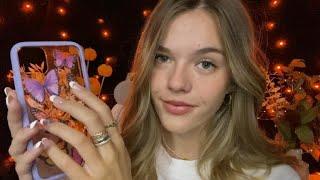 ASMR Tingly Tapping  fake nails minimal talking