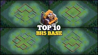 TOP 10 BUILDER HALL5 BH5 BASE  BH5 BASE COPY LINK - CLASH OF CLANS