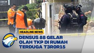 Situasi Terkini Olah TKP Terduga T3r0r15 di Batu Malang - Headline News