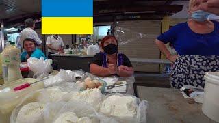 Insane UKRAINIAN MARKET you Must SEE locals in LVIV Ukraine Львів Україна