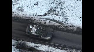 First Combat Footage of M1 Abrams in Ukraine – Near Berdychi Avdiivka