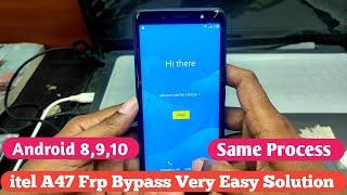 Itel A47 Frp Bypass Android 8910 Very Easy Solution  itel A47 Frp Bypass 2022