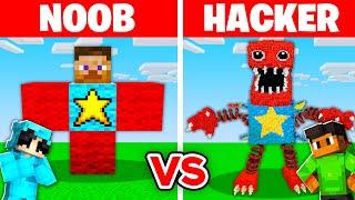 NOOB vs HACKER I Cheated In a BOXY BOO Build Challenge