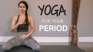 YOGA DURING PERIODS   Gentle Yoga Flow For Period Relief