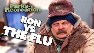 Ron Swanson Battles An Infection  Parks and Recreation  Comedy Bites