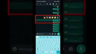 WhatsApp New Update  Message Reaction  2022